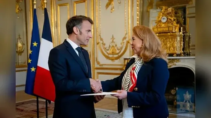 Visnja Loncar i Macron