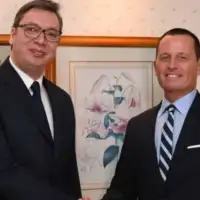 Vucic i Richard Grenell Foto © Tanjug