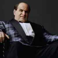 The Penguin lounging