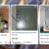 vojna oprema Raznolika ponuda vojne opreme. OLX Screenshot