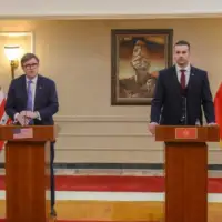James O'Brien Milojko Spajić u podgorici
