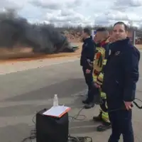 vatrogasci poligon za obuka Foto: Civilna zaštita ZHK