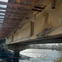 Sanski most Radovi na mostu u Čaplju kod Sanskog Mosta