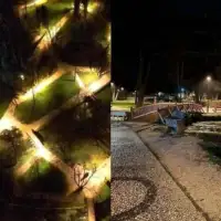 Vrelo Bosne rasvjeta