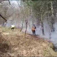 SANSKI MOST: POŽAR NA GRMEČU