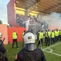 crna gora nemiri stadion FK Budućnost Podgorica