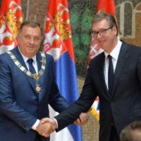 Milorad Dodik Aleksandar Vučić Tanjug