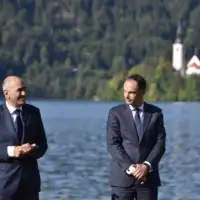 Janez Janša Anže Logar