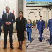 Aleksandar Vučić Olena Zelenska