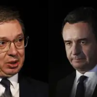 Aleksandar Vučić Albin Kurti