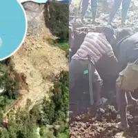 Papua Nova Gvineja odron zemlje