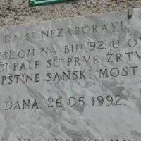 Spomen ploča u Muhićima-prve žrtve