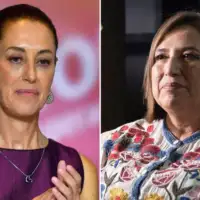 Claudia Sheinbaum i Xochitl Galvez foto CNN Screenshot