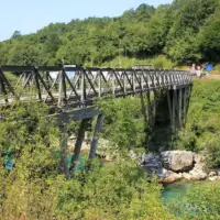 Most u Šćepan Poljo na granici BiH i Crne Gore