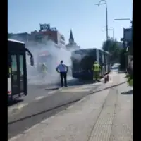 Požar u autobusu Centrotransa u Sarajevu  Screenshot 383