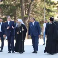 srpski sabor dodik patrijah  popovi vucic foto  predsjednikrs.rs / Borislav Zdrinja