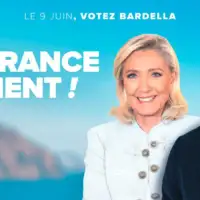Jordan Bardella Marine Le Pen  francuska
