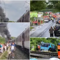 Slovačka sudar voza i autobusa u
