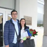 Haris Mešić sa suprugom Dijanom