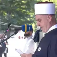 Husein ef. Kavazović Reisu-l-ulema Kavazović. Screenshot / BHRT