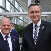 Olaf Scholz i Becirovic / Predsjednistvo BiH