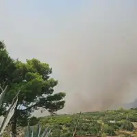 Hrvatska požar Tučepi Foto: Dalmacija Danas