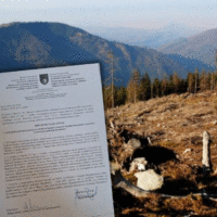 dokument kojima je odobreno krčenje šume na Bjelašnica