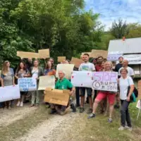 Protest Una mini hidroelektrana/ fena