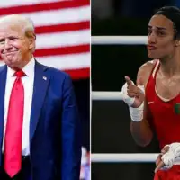 Donald Trump Imane Khelif Photo: Daily Mail