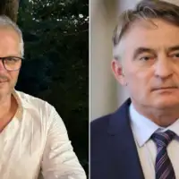 Nijaz Nanić i Željko Komšić. Facebook - Fena