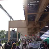 Propalestinski protesti tokom DNC-a AFP