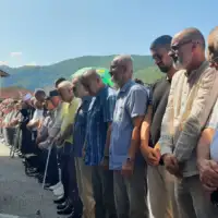 Sanski Most DŽENAZA UBIJENOM DIREKTORU Nijaz Halilović