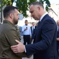 Andrzej Duda i Volodimir Zelenski