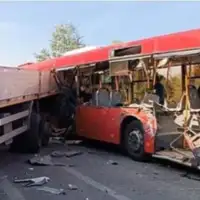 Sudar kamiona i autobusa 2 Izvor: Instagram/moj_beo_grad /192.RS