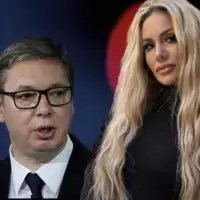 Selma Bajrami i Aleksandar Vucic