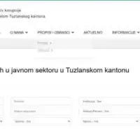 Registar uposlenika u institucijama Tuzlanskog kantona
