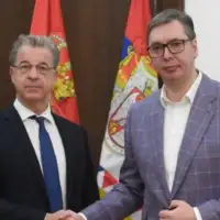 Serž Bramerc i Aleksandar Vučić