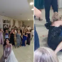 Svadba ljubusli Ludilo na svadbi u BiH: Mlada bacila buket
