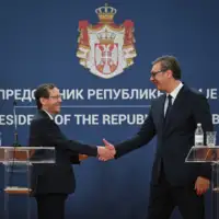 Herzog, Vučić (Getty)