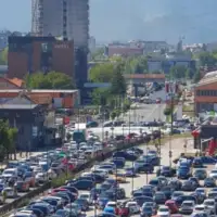 saobraćajni kolaps u Džemala Bijedića kod lidla
