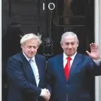 Boris Johnson Netanyahua