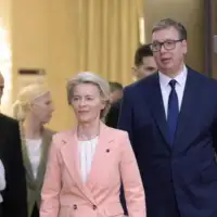 Aleksandar Vucic Ursula von der Leyen