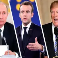 Putin makron Trump