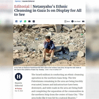 gaza Najveći izraelski list: Netanyahu sprovodi etničko čiščenje na sjeveru Gaze