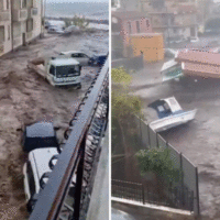 Italija poplave Prizori sa Sicilije