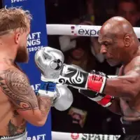 Mike Tyson i Jake Paul foto Sportsfile via Getty Images