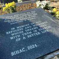 Spomen ploca bihac migranti