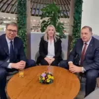 Aleksandar Vučić Zeljka Cvijanović Milorad Dodik