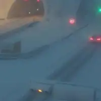 Auto put do Rijeke snijeg