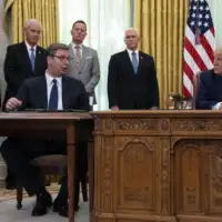Aleksandar Vucic Donald Trump